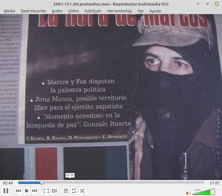 Vaciados El Silencio de los Zapatistas – 2001.121.DV