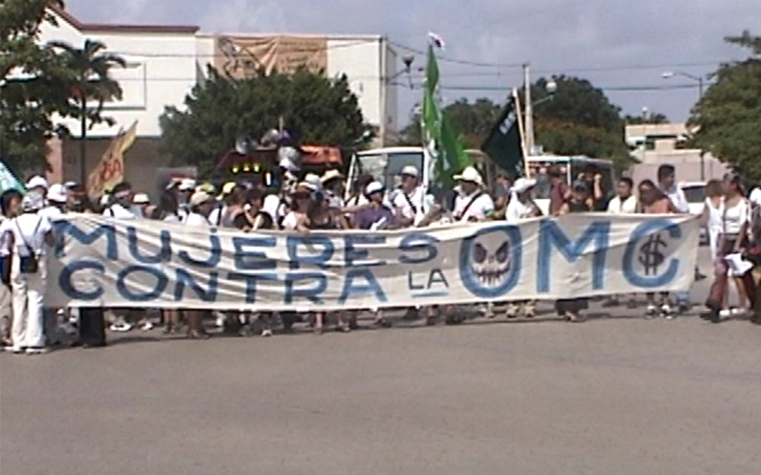 Marcha de Vía Campesina contra el OMC en Cancún 09.-13.Sept.03 (Entrevistas, Discurzo) – 2003.15.D8