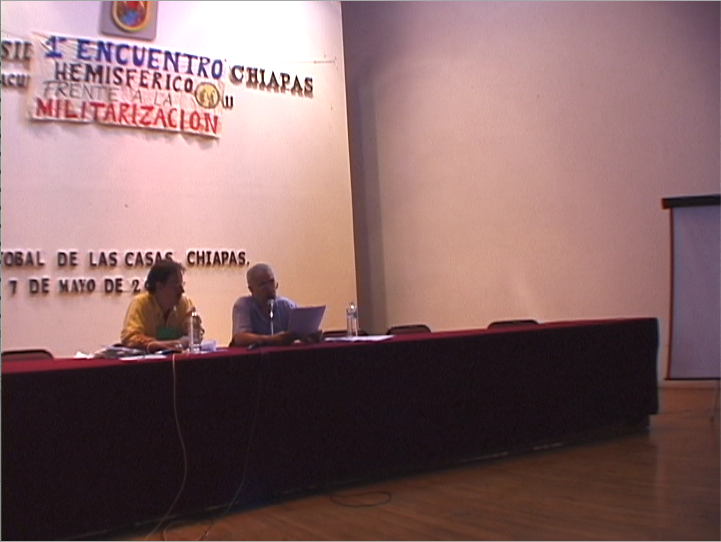 Foro Militarización (Conferencias,Entrevistas, Fiesta) – 2003.36.DV