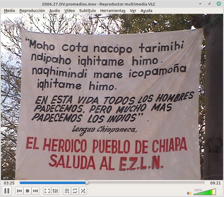 Otra Campaña: 05.01.06 Conferencia Chiapa de Corzo – 2006.27.DV