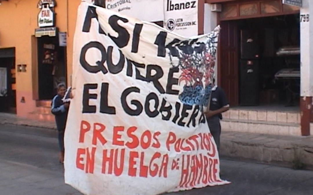 Huelga de hambre de presos políticos San Cristobal de las Casas 3 de mayo 2008 – 2008.15.DV